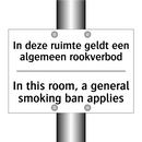 In deze ruimte geldt een algemeen /.../ - In this room, a general smoking /.../