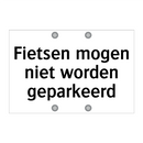 Fietsen mogen niet worden geparkeerd & Fietsen mogen niet worden geparkeerd