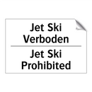 Jet Ski Verboden - Jet Ski Prohibited