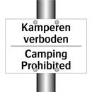 Kamperen verboden - Camping Prohibited