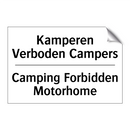 Kamperen Verboden Campers - Camping Forbidden Motorhome