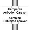 Kamperen verboden Caravan - Camping Prohibited Caravan