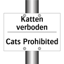 Katten verboden - Cats Prohibited
