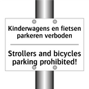 Kinderwagens en fietsen parkeren /.../ - Strollers and bicycles parking /.../