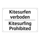 Kitesurfen verboden - Kitesurfing Prohibited