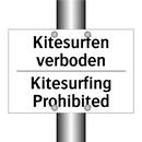 Kitesurfen verboden - Kitesurfing Prohibited