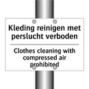 Kleding reinigen met perslucht /.../ - Clothes cleaning with compressed /.../