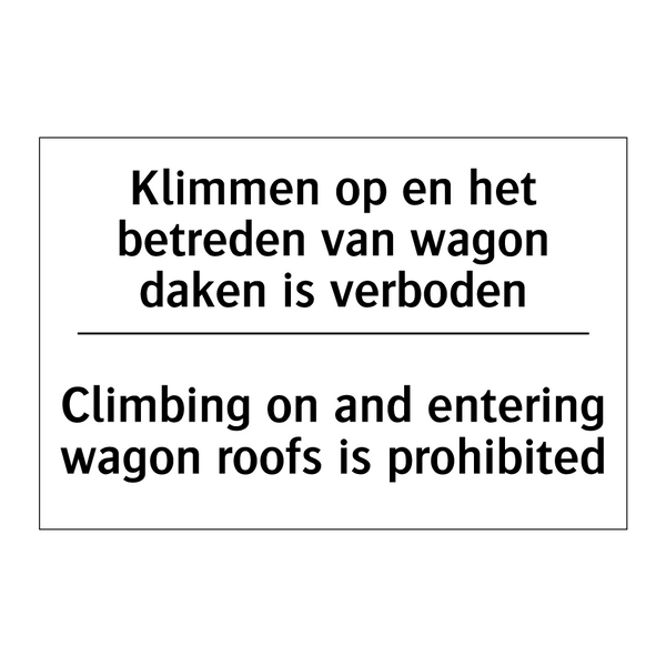 Klimmen op en het betreden van /.../ - Climbing on and entering wagon /.../
