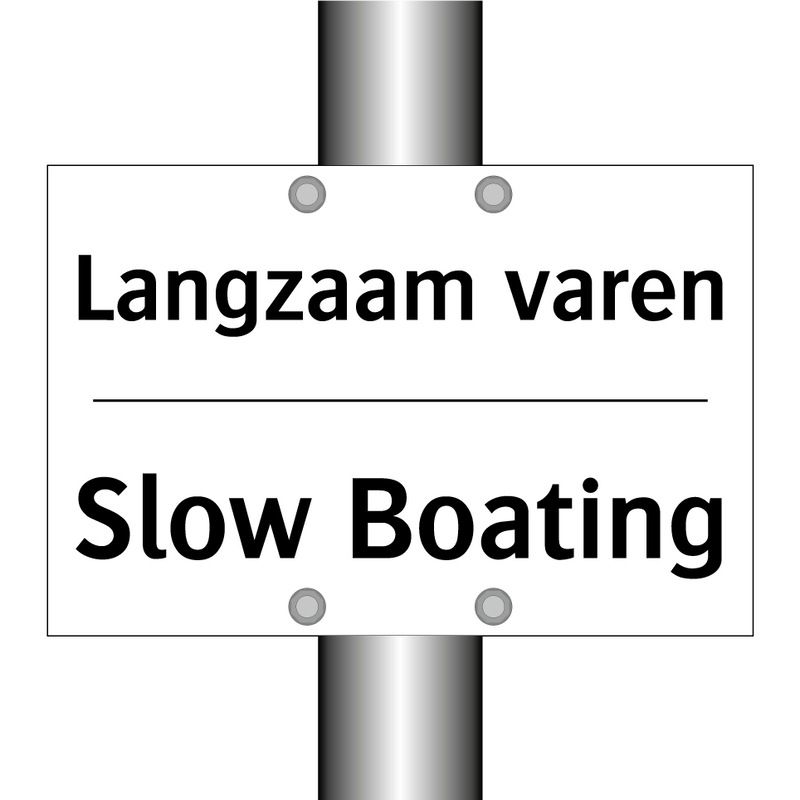 Langzaam varen - Slow Boating