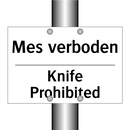 Mes verboden - Knife Prohibited