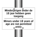 Minderjarigen onder de 18 jaar /.../ - Minors under 18 years of age are /.../