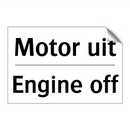 Motor uit - Engine off