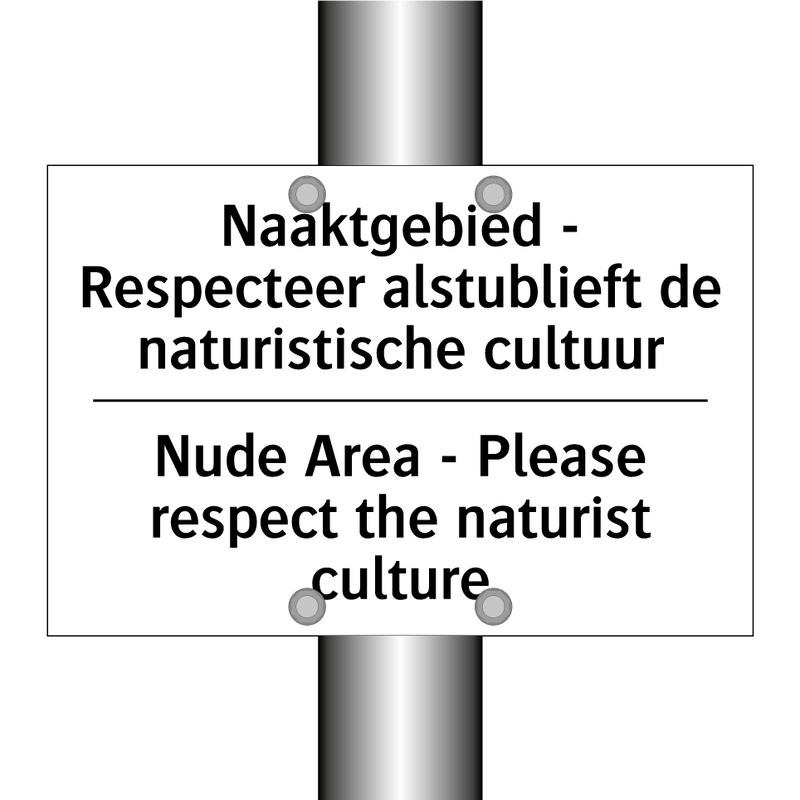 Naaktgebied - Respecteer alstublieft /.../ - Nude Area - Please respect the /.../