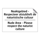 Naaktgebied - Respecteer alstublieft /.../ - Nude Area - Please respect the /.../