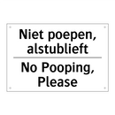 Niet poepen, alstublieft - No Pooping, Please