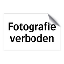 Fotografie verboden & Fotografie verboden & Fotografie verboden & Fotografie verboden