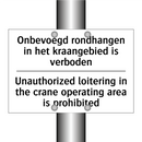 Onbevoegd rondhangen in het kraangebied /.../ - Unauthorized loitering in the /.../
