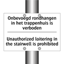 Onbevoegd rondhangen in het trappenhuis /.../ - Unauthorized loitering in the /.../