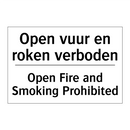 Open vuur en roken verboden - Open Fire and Smoking Prohibited/.../