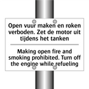 Open vuur maken en roken verboden. /.../ - Making open fire and smoking prohibited. /.../