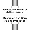 Paddestoelen en bessen plukken /.../ - Mushroom and Berry Picking Prohibited!/.../