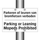Parkeren of leunen van bromfietsen /.../ - Parking or Leaning Mopeds Prohibited/.../