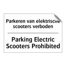 Parkeren van elektrische scooters /.../ - Parking Electric Scooters Prohibited/.../