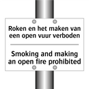 Roken en het maken van een open /.../ - Smoking and making an open fire /.../