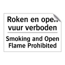 Roken en open vuur verboden - Smoking and Open Flame Prohibited/.../