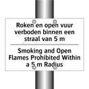Roken en open vuur verboden binnen /.../ - Smoking and Open Flames Prohibited /.../