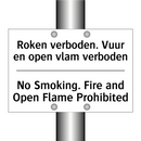Roken verboden. Vuur en open vlam /.../ - No Smoking. Fire and Open Flame /.../
