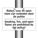 Roken, vuur en open vlam zijn /.../ - Smoking, fire, and open flame /.../