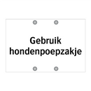 Gebruik hondenpoepzakje & Gebruik hondenpoepzakje & Gebruik hondenpoepzakje