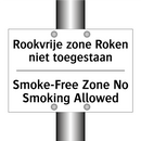 Rookvrije zone Roken niet toegestaan/.../ - Smoke-Free Zone No Smoking Allowed/.../