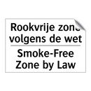 Rookvrije zone volgens de wet - Smoke-Free Zone by Law