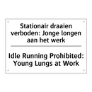 Stationair draaien verboden: Jonge /.../ - Idle Running Prohibited: Young /.../