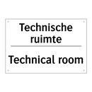 Technische ruimte - Technical room