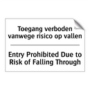 Toegang verboden vanwege risico /.../ - Entry Prohibited Due to Risk of /.../