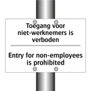 Toegang voor niet-werknemers is /.../ - Entry for non-employees is prohibited/.../