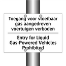 Toegang voor vloeibaar gas aangedreven /.../ - Entry for Liquid Gas-Powered Vehicles /.../