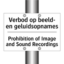 Verbod op beeld- en geluidsopnames/.../ - Prohibition of Image and Sound /.../