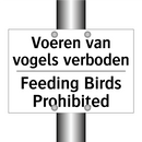 Voeren van vogels verboden - Feeding Birds Prohibited