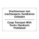 Vrachtvervoer met vrachtwagens/handkarren /.../ - Cargo Transport With Trucks/Handcarts /.../