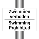 Zwemmen verboden - Swimming Prohibited