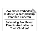Zwemmen verboden! Ouders zijn /.../ - Swimming Prohibited! Parents Are /.../