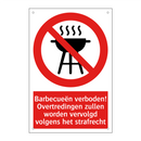 Barbecueën verboden! Overtredingen zullen worden vervolgd volgens het strafrecht