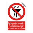 Barbecueën verboden! Overtredingen zullen worden vervolgd volgens het strafrecht