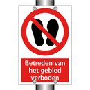 Betreden van het gebied verboden