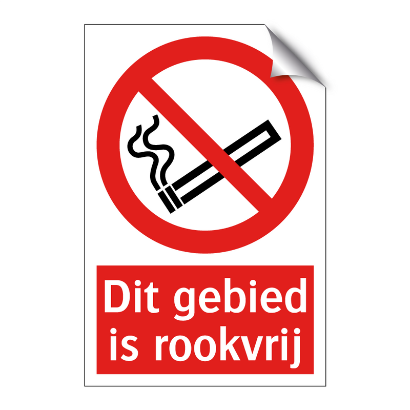 Dit gebied is rookvrij
