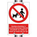Duinbescherming is kustbescherming! Gebruik alstublieft de paden en houd uw hond aan de lijn